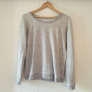 Everlane Gray Marled Sweatshirt